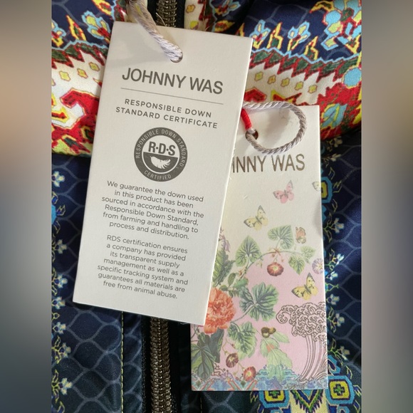 NWT JOHNNY WAS PUFFER JACKET SZ US L - Picture 15 of 15